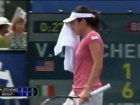 Brianti batte Lepchenko - Washington, ottavi