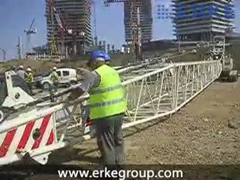 ERKE Dış Ticaret ltd., FUWA QUY50D Crawler Crane Start-Up - Istanbul