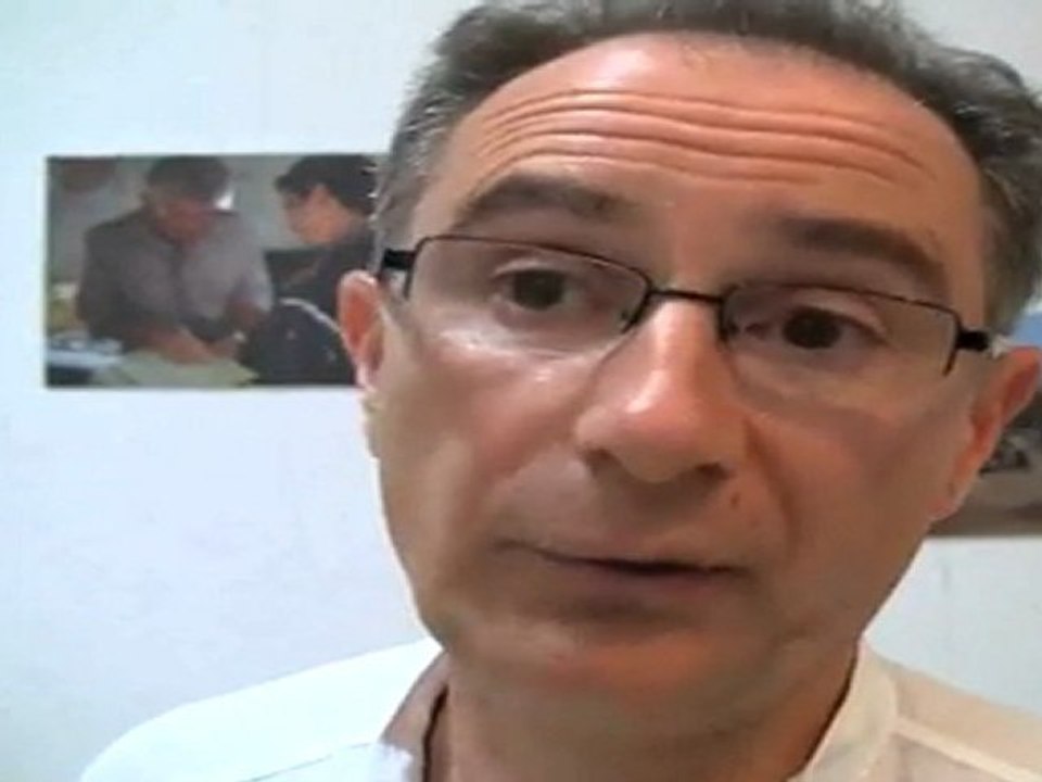 Conférence de presse de Médecins du Monde : MIchel Amiel, vice-président du Conseil Général des Bouches-du-Rhône