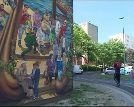 La Fresque des Noirettes, Vaulx-en-Velin - TLM - 20 mai 2011