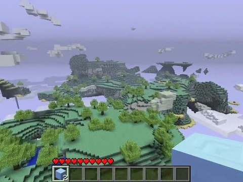 Test de Fraps sur le mod Aether de Minecraft