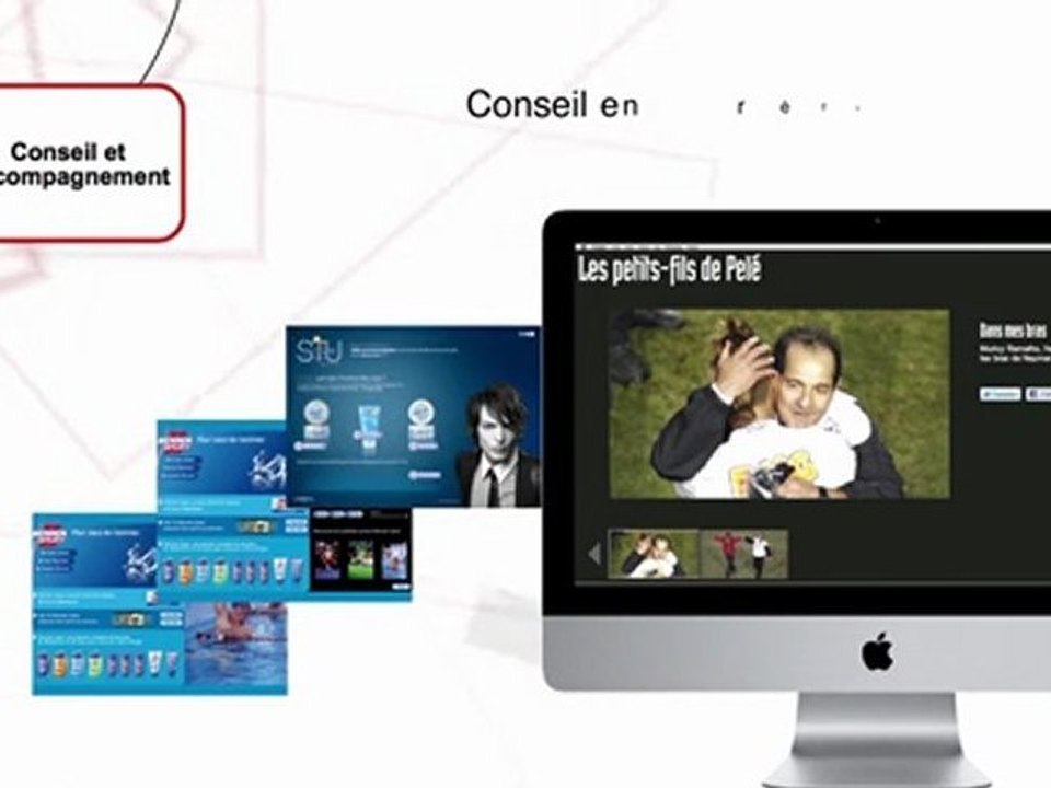 Newsweb - Lagardère Active en motion design