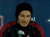 Beckham nostalgique de ses années Manchester U.