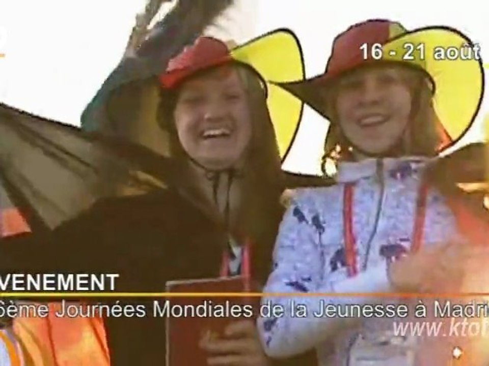 Suivez les JMJ de Madrid sur KTO