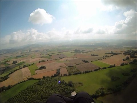 En parapente, deux tandems et deux vols depuis St Sandoux
