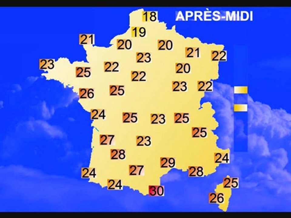 Météo 30 juillet 2011: Prévisions jusqu'au 3 août 2011