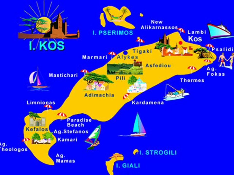 Greece -Island Kos -Tigaki-tawerna Ampeli