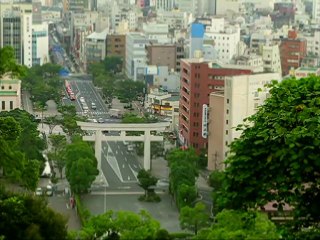 Kagoshima shiroyama mini Movie 鹿児島の城山展望所よりミニチュア風撮影【加工】