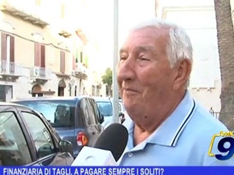 Regione Puglia | Finanziaria di tagli, a pagare sempre i soliti