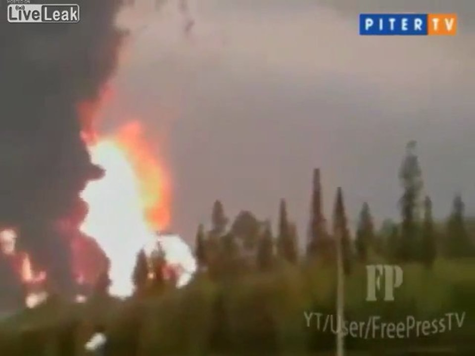 Aufnahmen von gewaltigen Explosion in die Ukraine Coal Mine