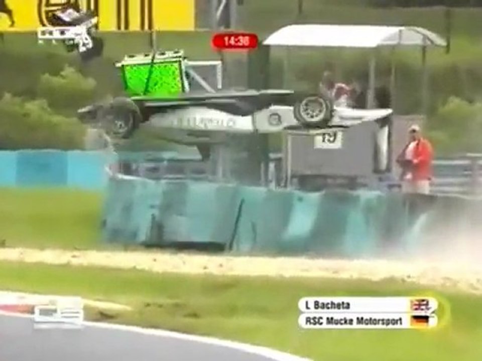 GP3 Hongrie 2011 FP1 Massive crash