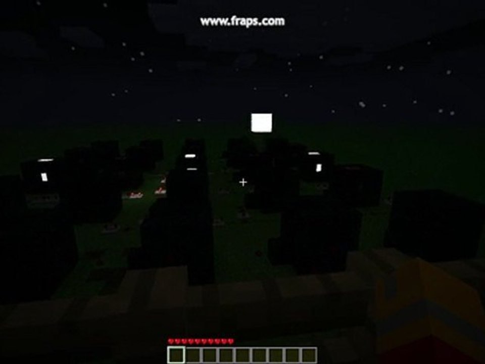 Minecraft fireworks.
