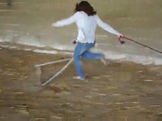 Cour de saut D'obstacle de faulo avec marjorie