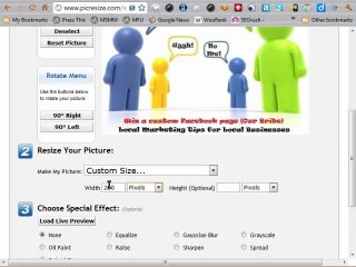 Myrtle Beach Marketing easy free tool to resize pictures