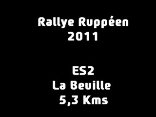 ES2 Rallye Ruppéen 2011 (La Beuille)