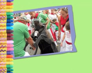 La journée du jeudi 28 avec Nathalie, reporter  des Fêtes - Fêtes de Bayonne 2011