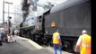 Arrivée du train à vapeur en gare de Clermont-Ferrand