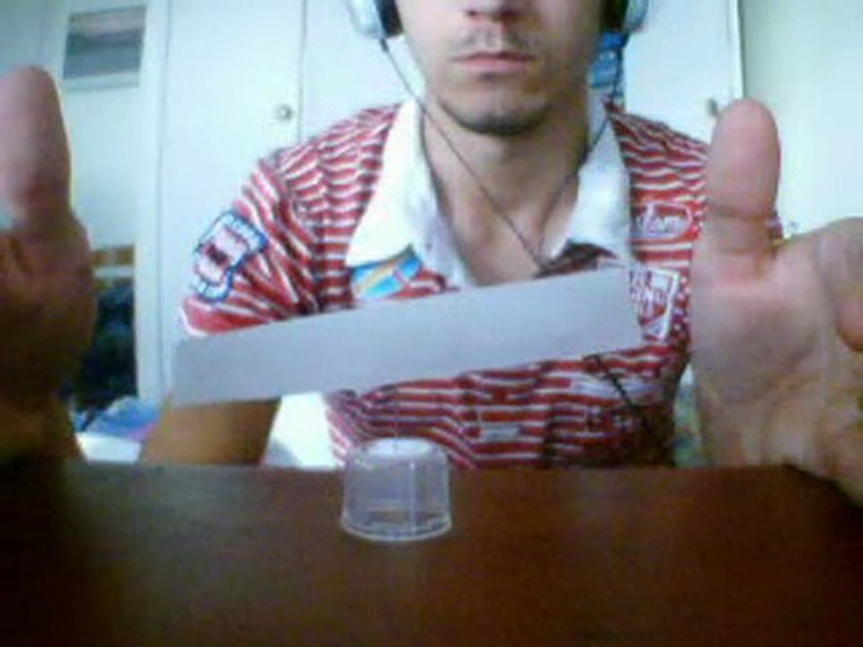 tk sur feuille ocb (balancement) avec main