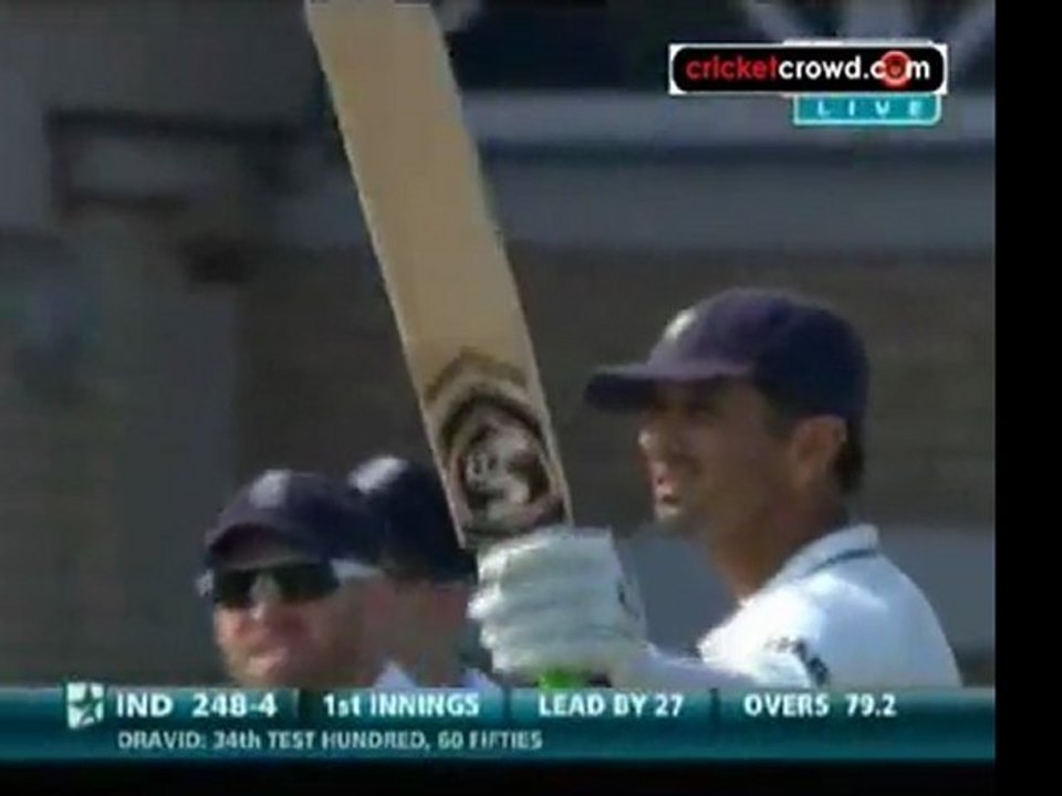 Dravid, Broad leave gripping Test in balance