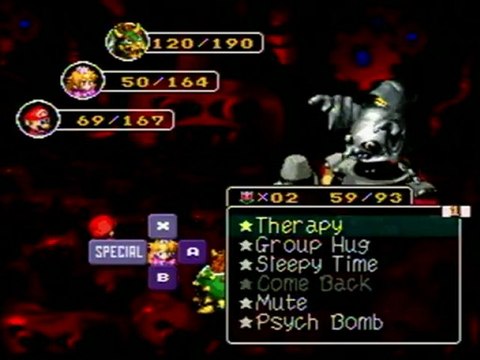 Super Mario RPG Boss Fight 37 Smithys Body and Head
