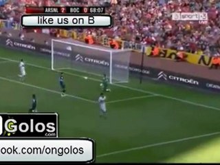 Arsenal (2) vs(2)  Boca Juniors highlights  30-7-11