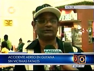Avión con 154 pasajeros a bordo se partió en dos