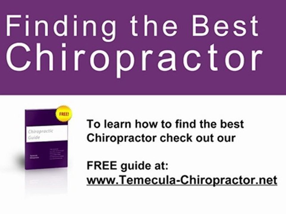 Temecula Chiropractor - How Does Chiropractic Work?