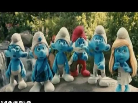 Los pitufos invaden Nueva York en 3D