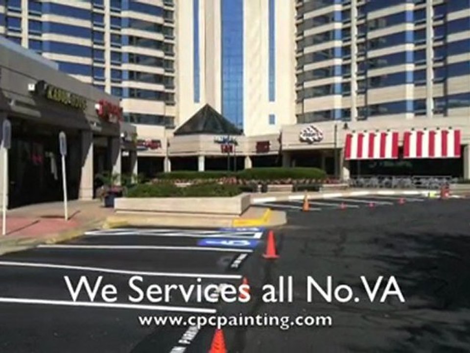 PARKING LOT STRIPING | Vienna, Reston, McLean, Oakton, Alexandria, Herndon, Fairfax, Falls Church