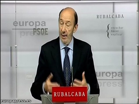 Rubalcaba: Nunca le he pedido que adelante elecciones