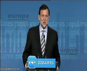 Rajoy: "el adelanto era un cambio necesario"