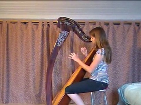 Alizee à la harpe : Valse du Printemps Egaré