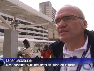 Le train rapide entre Johannesburg et Pretoria le 2 août