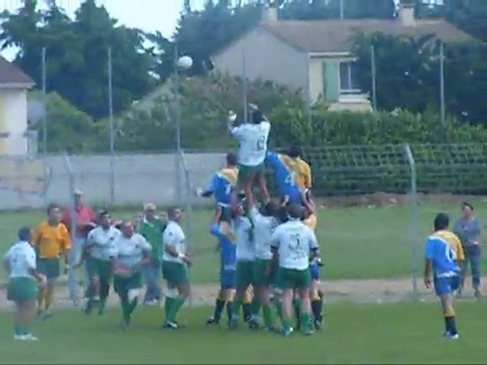 32 eme de coupe de france de rugby lieuran contre sain gilles