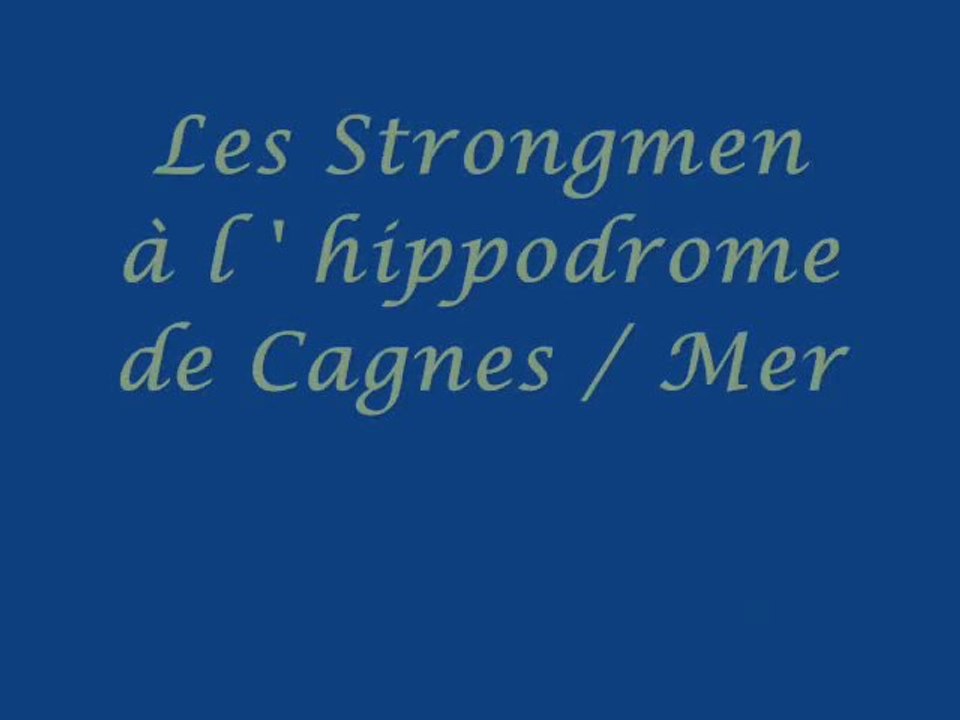 ile des embiez  et hippodrome les hommes les plus forts
