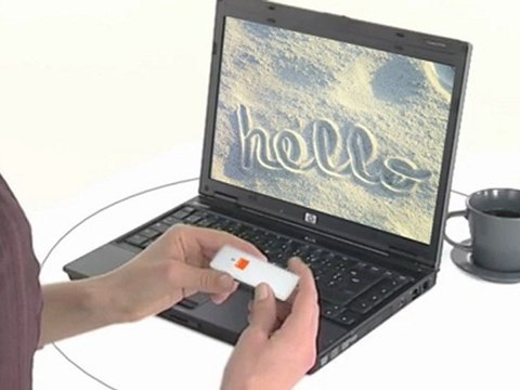 avec la clé 3G+ d'Orange, surfez en toute mobilité