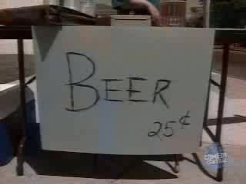 Man Boy Show And Beer Stand