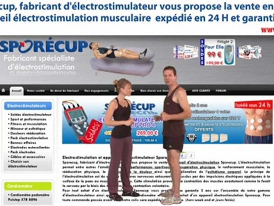 Electrostimulateur par SPORECUP