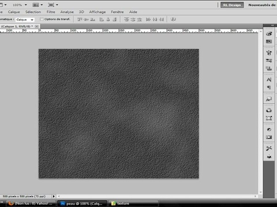 Tuto 3- réalisation d'une texture de béton ( photoshop )