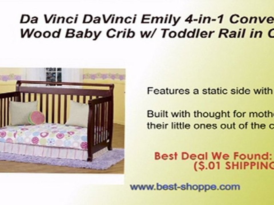 DaVinci Emily 4 in 1 Convertible Crib in Cherry Reviews