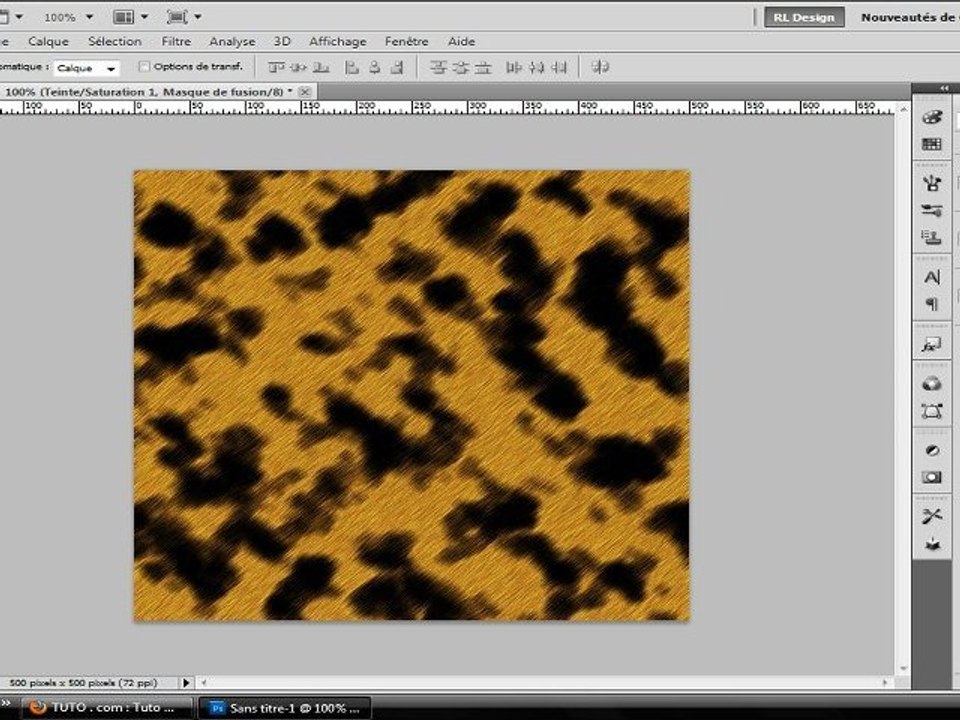 Tuto 5- réalisation d'une texture de peau d'animal ( photoshop )