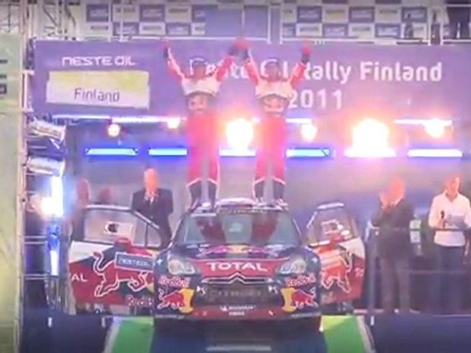 Citroën Racing - WRC 2011 - Rally Finland - victoire de S LOEB