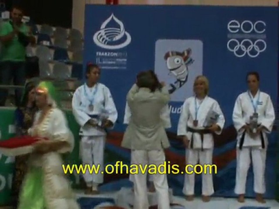 EYOF Trabzon 2011'de Of'taki Judo Maçları ve Kevser Çevik'in altın madalyası