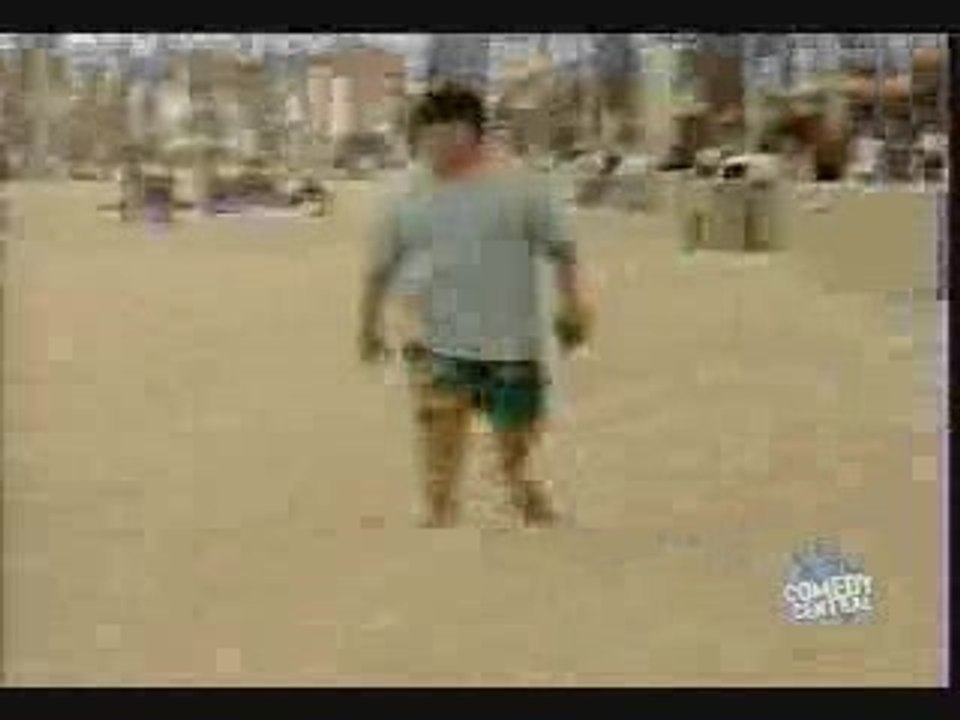 Man Show Boy At The Beach