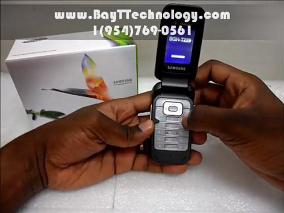 Samsung SGH-T229 - How to install SIM Card and Battery- 2nd