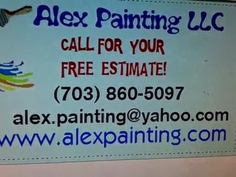703-860-5097 AlexPainting.com Residential Painters Great Falls, VA Reston VA Herndon VA Vienna VA Oakton VA Sterling VA Mclean VA Falls Church VA