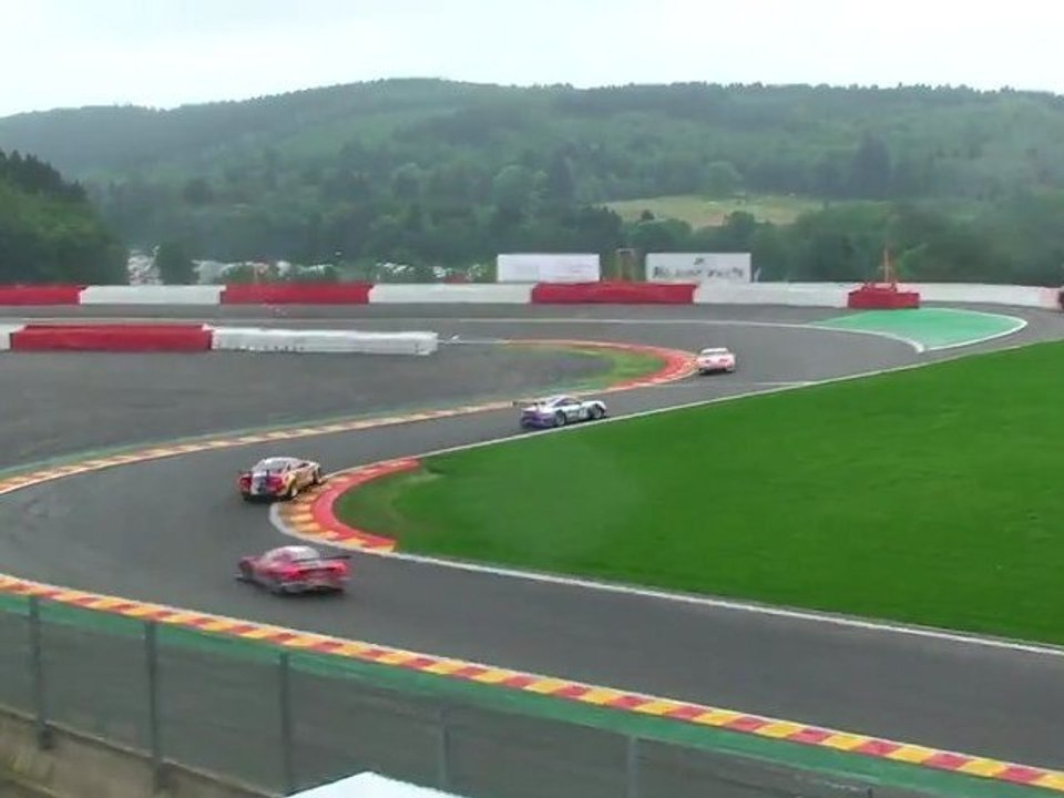 Lamborghini Crash bei den 24 Stunden von Spa - 30. Juli 2011