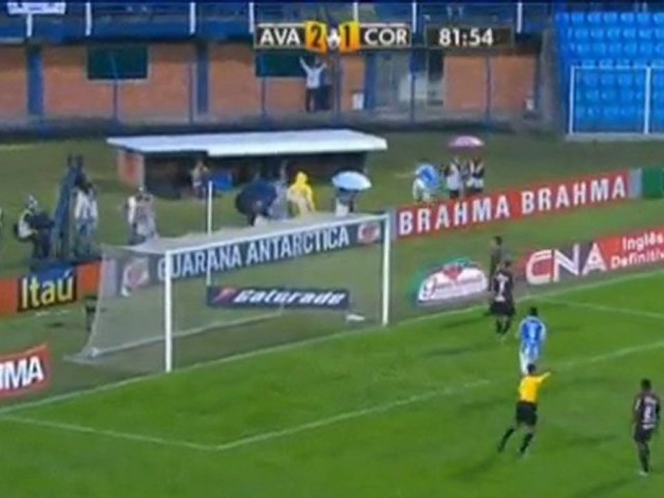 Brasileiro, Avai 3-2 Corinthians