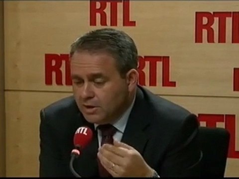 Xavier Bertrand était l'invité de RTL lundi 1er août 2011