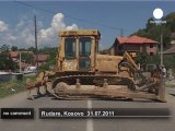 Fresh protests at Serbian Kosovo border - no comment